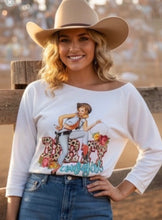 Load image into Gallery viewer, Dirty Cowgirl Off-The-Shoulder Top