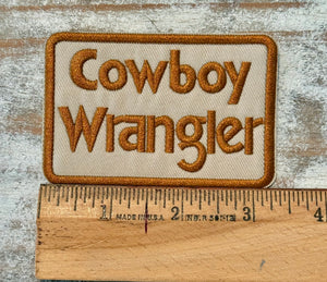 Cowboy Iron On Patches