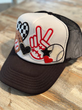 Load image into Gallery viewer, Baseball Patch Trucker Hats (Various Options)