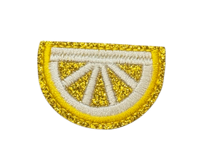 Lemon Iron On Patches