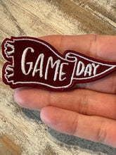 Load image into Gallery viewer, Game Day Pennant Iron On Patches