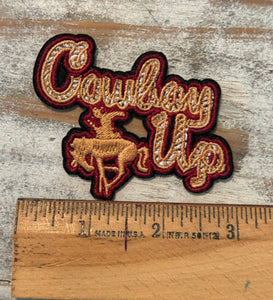 Cowboy Iron On Patches