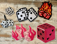 Load image into Gallery viewer, Dice Game Iron On Patches