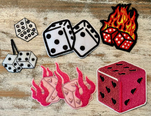 Dice Game Iron On Patches