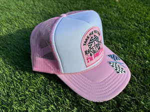 Take Me to the Racetrack Trucker Hat