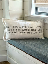 Load image into Gallery viewer, LOVE BIG Duck Feather Pillow