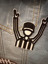 Load image into Gallery viewer, Football Touchdown Patch Denim Jacket