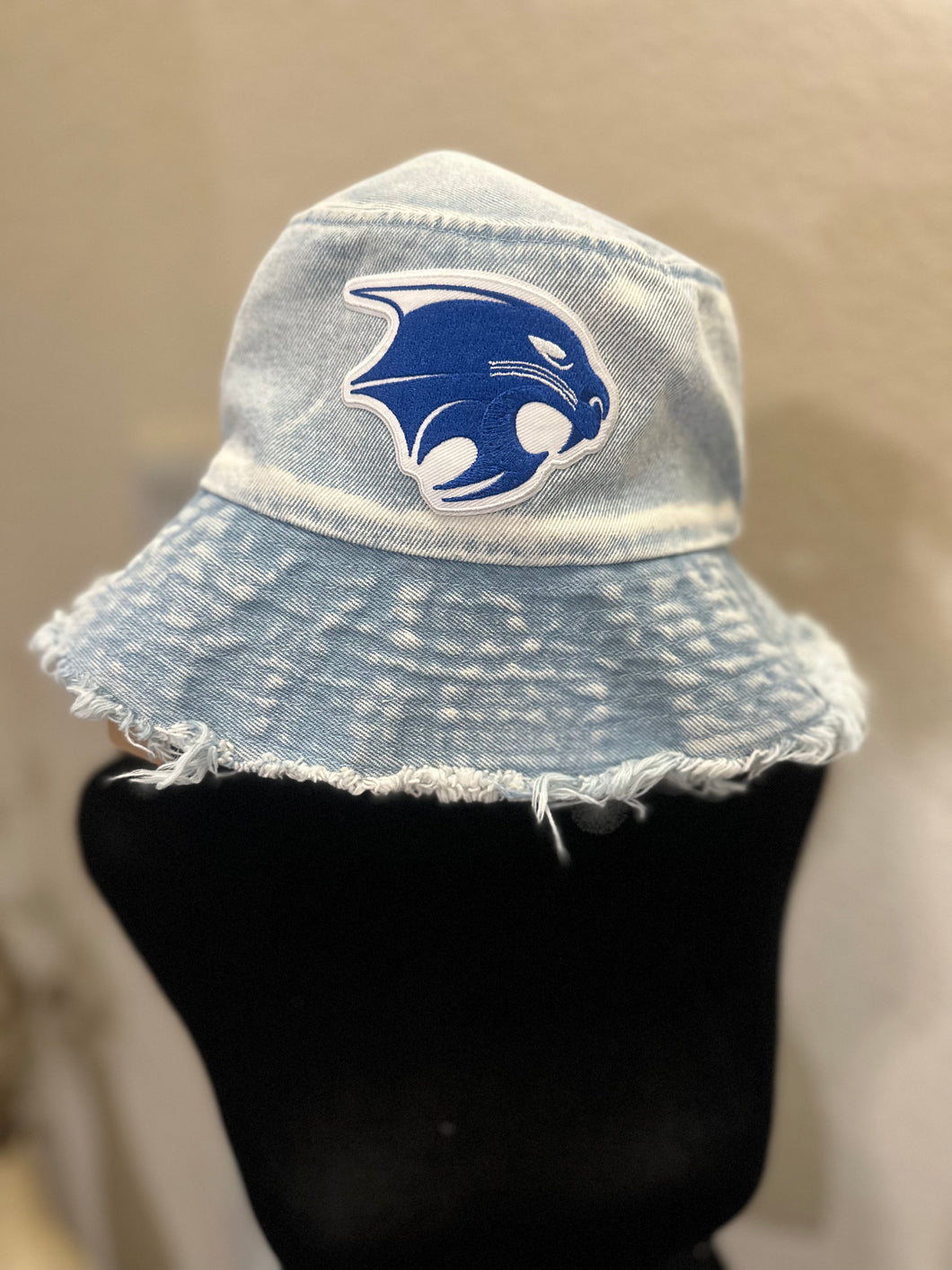 Denim Bobcat Bucket Hat