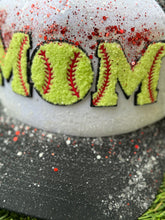 Load image into Gallery viewer, Glitter Softball MOM Trucker Cap