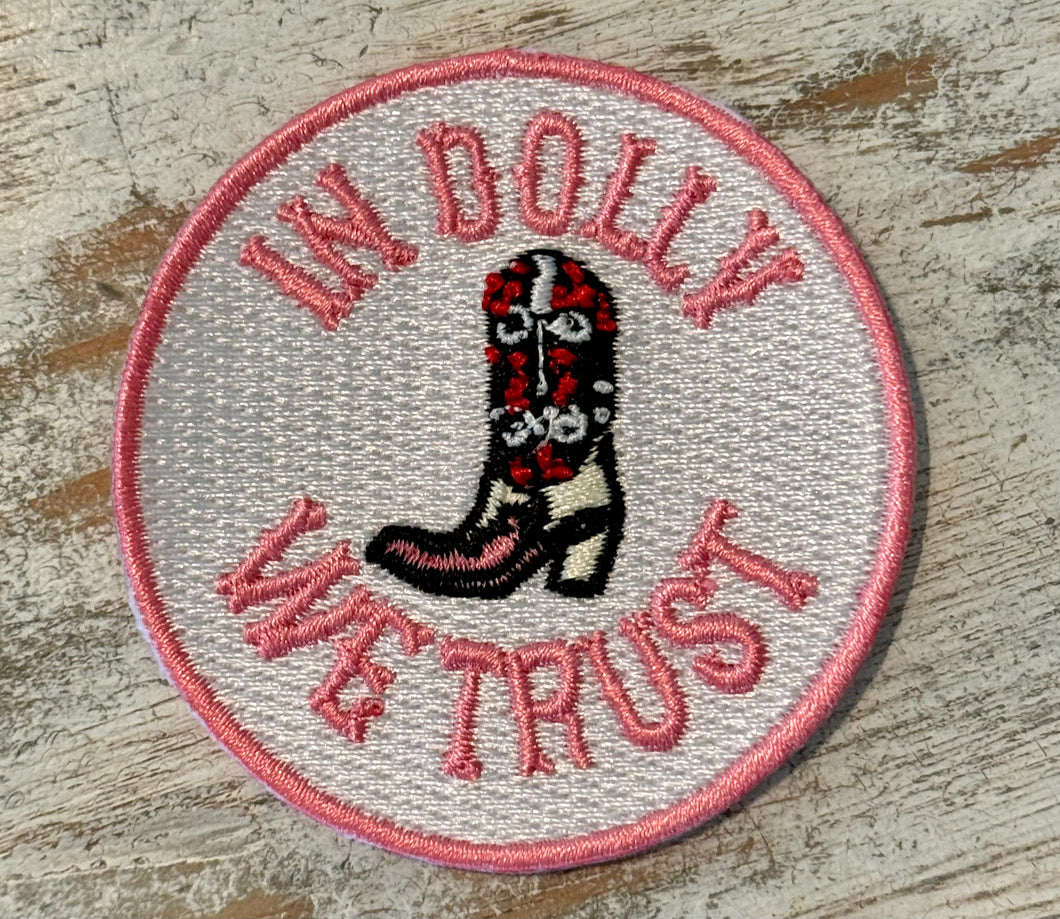 Dolly Iron On Patches