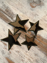 Load image into Gallery viewer, Camouflage Star Iron On Patches (Big &amp; Small)