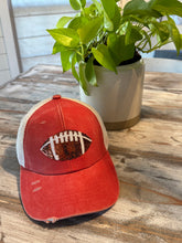 Load image into Gallery viewer, Sequin Football Caps