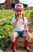 Load image into Gallery viewer, Girls Bow &amp; Bandana Trucker Hat