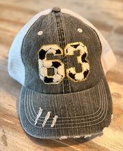 Load image into Gallery viewer, Custom Soccer Number Hat