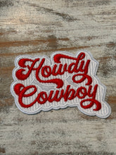 Load image into Gallery viewer, Howdy Cowboy Iron On Patches