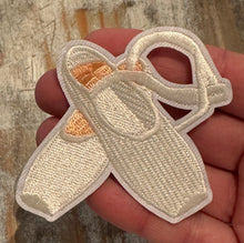 Load image into Gallery viewer, Ballerina &amp; Pointe Toe Shoe Iron On Patches