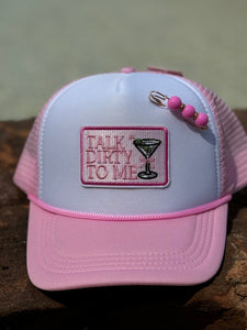 Talk Dirty To Me Martini Trucker Hat