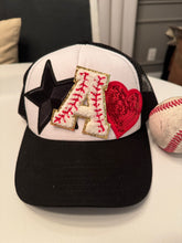 Load image into Gallery viewer, Baseball Number Patch Trucker Hats (CUSTOM)