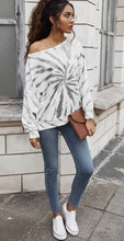 Load image into Gallery viewer, Off-The-Shoulder Tie Dye Top