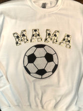 Load image into Gallery viewer, Soccer Ball Mama Patch Sweatshirts (Various Styles)