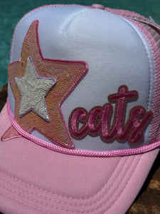 Pink Cats Trucker Hats