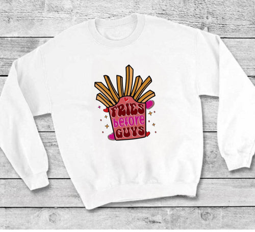 Fries Before Guys Sweatshirt (Youth)