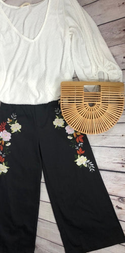 Bamboo Clutch Crossbody Purse