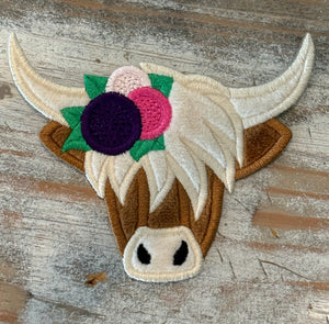 Cows, Bulls & Steer Iron On Patches