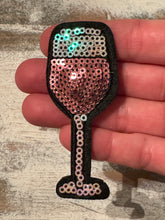 Load image into Gallery viewer, Wine, Champagne Cocktail Drink Iron On Patches