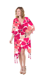 Colorful Lei Floral Cover Up