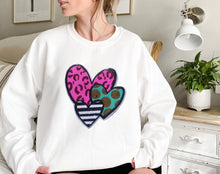 Load image into Gallery viewer, Sequin Hearts Sweatshirt (Adult &amp; Youth)