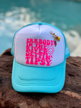 Load image into Gallery viewer, In The River Getting Tipsy Trucker Hat