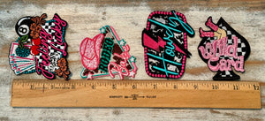 Cowgirl Themed Iron On Patches