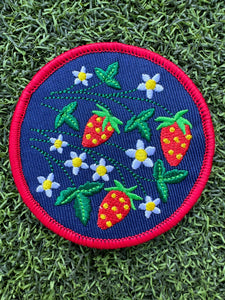 Strawberry Iron On Patches (Various Options)