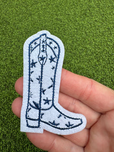 Cowboy Boot Iron On Patches