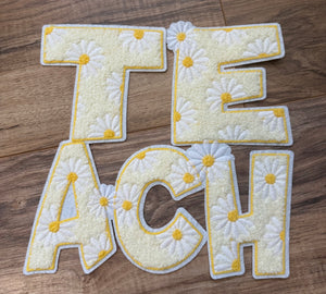XL TEACH Iron On Patch