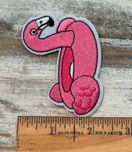 Load image into Gallery viewer, Pink Flamingo Iron On Patches