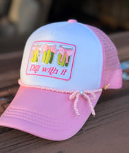 Load image into Gallery viewer, Dill With It Pickle Trucker Hat