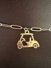 Load image into Gallery viewer, Silver Charm Golf Hat Chain
