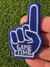 Load image into Gallery viewer, Foam Finger Game Time Iron On Patches