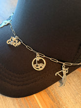 Load image into Gallery viewer, Silver Charm Golf Hat Chain