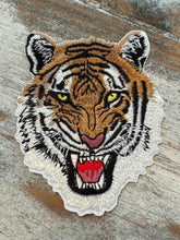 Load image into Gallery viewer, Lions, Tigers &amp; Other Cats Mascot Iron On Patches