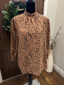 Spotted Crew Blouse