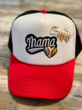 Load image into Gallery viewer, Mama of Both (Baseball &amp; Softball) Trucker Patch Cap