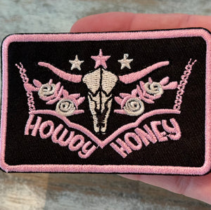 Howdy Honey Iron On Patches