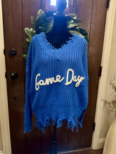 Load image into Gallery viewer, Fringe &amp; Sparkle Game Day Sweater