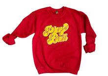 Load image into Gallery viewer, Play Ball Softball Patch Sweatshirts