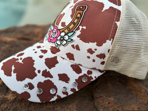 Rhinestone Cowgirl Patch Hat