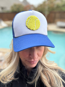 Tennis Ball Chenille Patch Caps