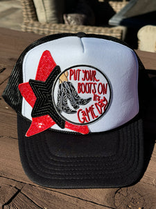 Put Your Boots On It’s Game Day Trucker Hat